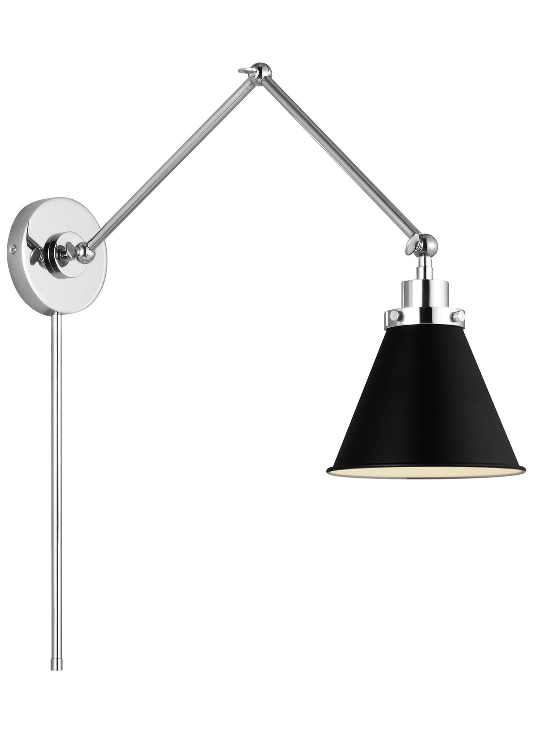 VISUAL COMFORT STUDIO, WELLFLEET DOUBLE ARM CONE TASK SCONCE, WALL SCONCES