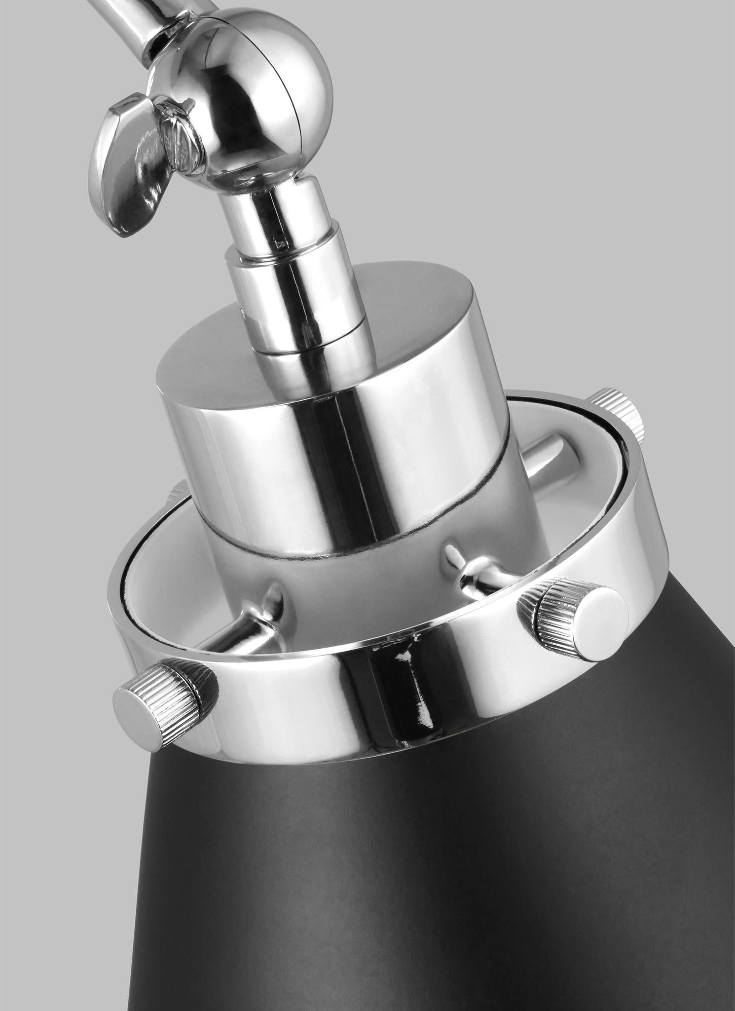 VISUAL COMFORT & CO., WELLFLEET DOUBLE ARM CONE TASK SCONCE, WALL SCONCES