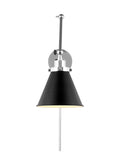 VISUAL COMFORT STUDIO, WELLFLEET DOUBLE ARM CONE TASK SCONCE, WALL SCONCES