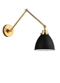 VISUAL COMFORT STUDIO, WELLFLEET DOUBLE ARM DOME TASK SCONCE, WALL SCONCES
