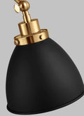 VISUAL COMFORT STUDIO, WELLFLEET DOUBLE ARM DOME TASK SCONCE, WALL SCONCES