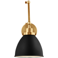 VISUAL COMFORT STUDIO, WELLFLEET DOUBLE ARM DOME TASK SCONCE, WALL SCONCES