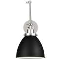 VISUAL COMFORT & CO., WELLFLEET DOUBLE ARM DOME TASK SCONCE, WALL SCONCES