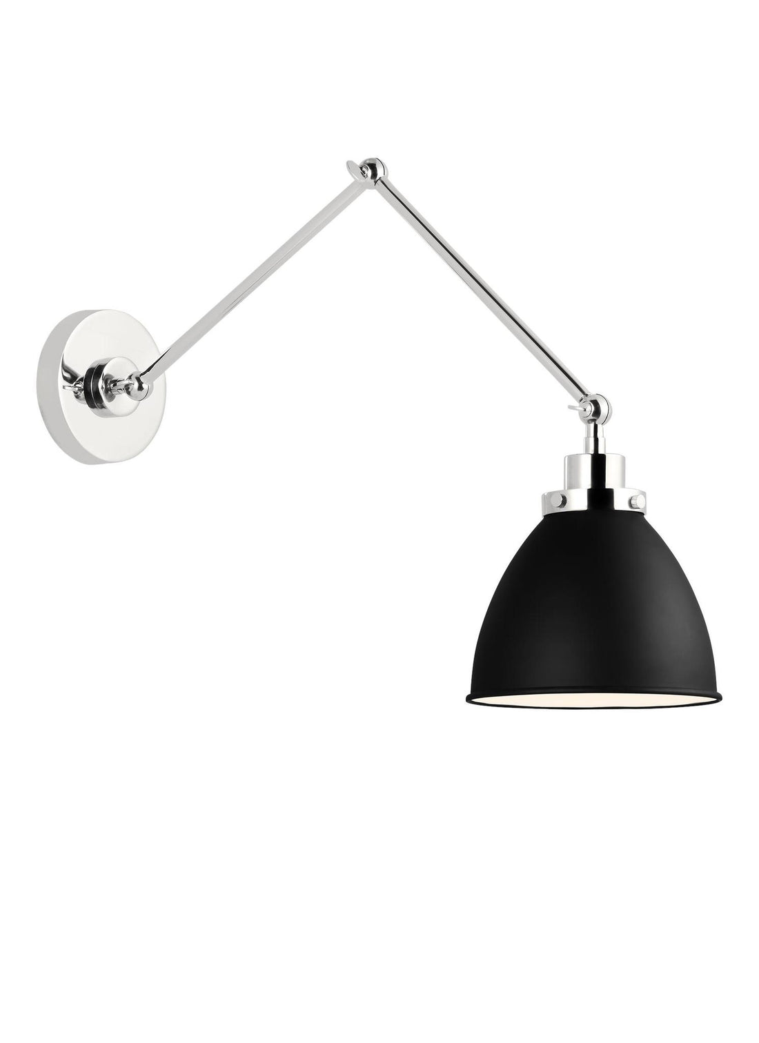 VISUAL COMFORT STUDIO, WELLFLEET DOUBLE ARM DOME TASK SCONCE, WALL SCONCES