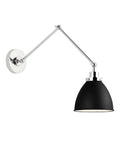 VISUAL COMFORT STUDIO, WELLFLEET DOUBLE ARM DOME TASK SCONCE, WALL SCONCES