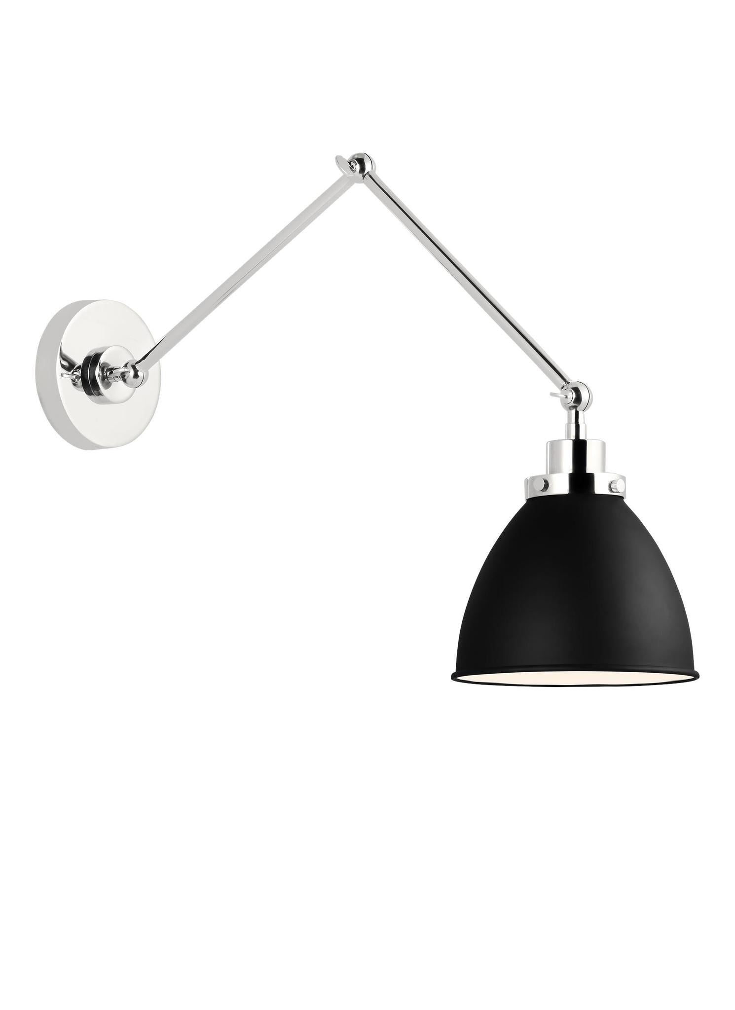 VISUAL COMFORT STUDIO, WELLFLEET DOUBLE ARM DOME TASK SCONCE, WALL SCONCES