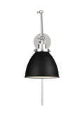 VISUAL COMFORT & CO., WELLFLEET DOUBLE ARM DOME TASK SCONCE, WALL SCONCES