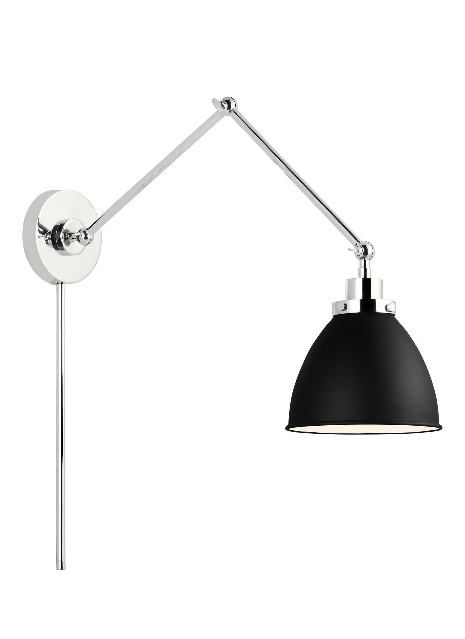 VISUAL COMFORT STUDIO, WELLFLEET DOUBLE ARM DOME TASK SCONCE, WALL SCONCES
