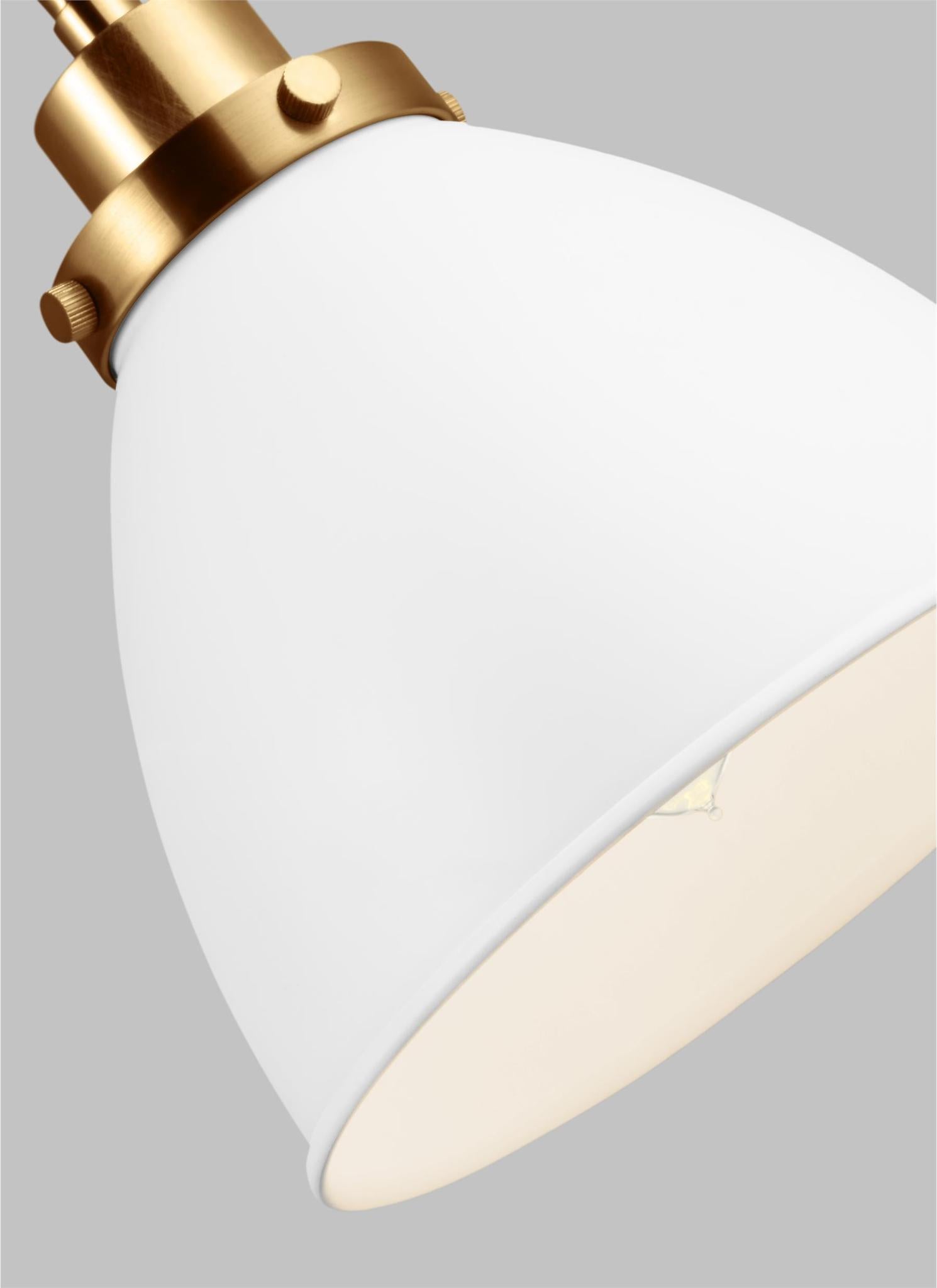 VISUAL COMFORT & CO., WELLFLEET DOUBLE ARM DOME TASK SCONCE, WALL SCONCES