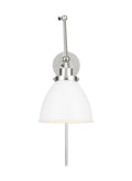 VISUAL COMFORT & CO., WELLFLEET DOUBLE ARM DOME TASK SCONCE, WALL SCONCES