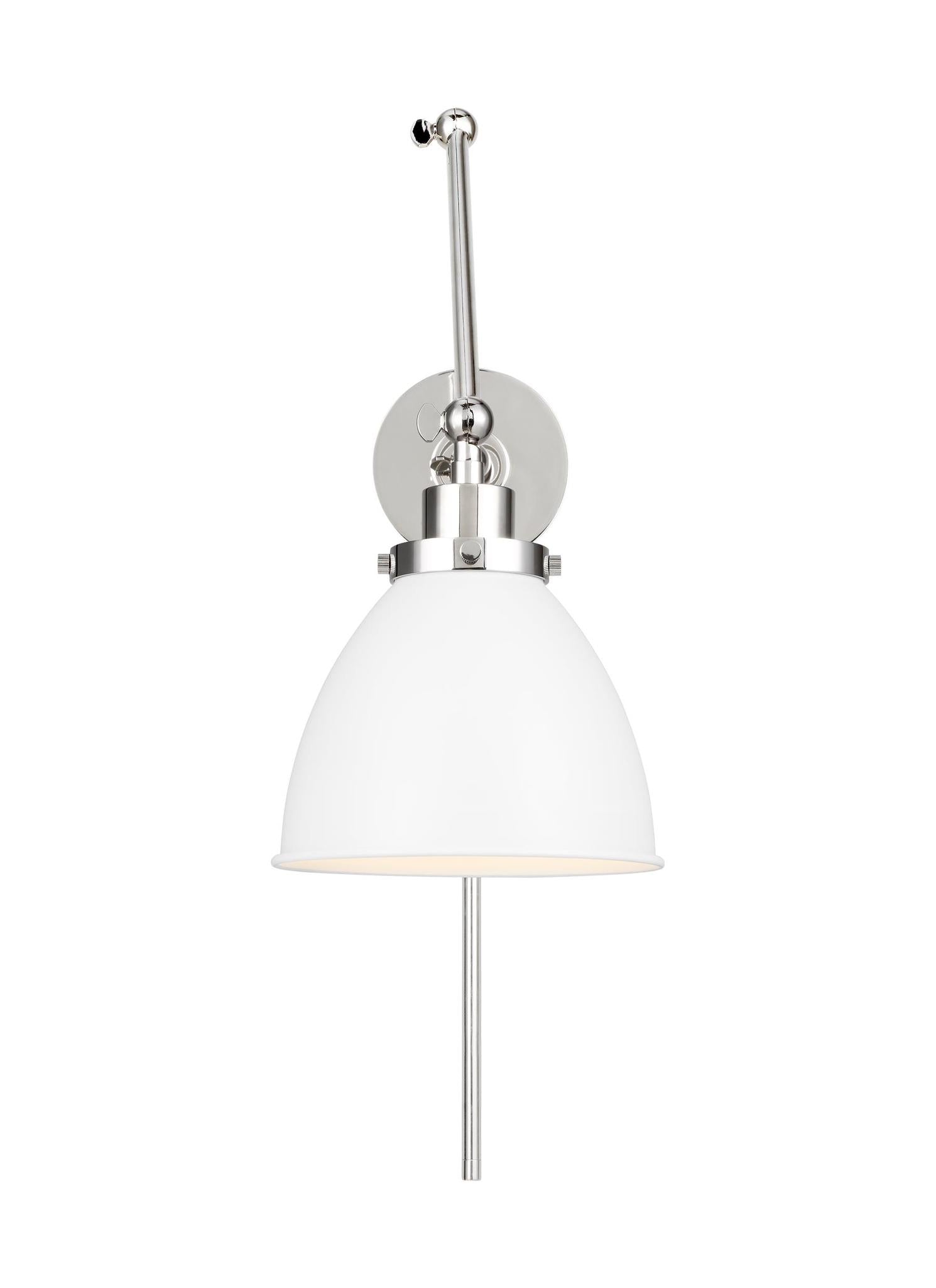 VISUAL COMFORT STUDIO, WELLFLEET DOUBLE ARM DOME TASK SCONCE, WALL SCONCES