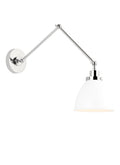 VISUAL COMFORT STUDIO, WELLFLEET DOUBLE ARM DOME TASK SCONCE, WALL SCONCES
