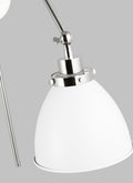VISUAL COMFORT & CO., WELLFLEET DOUBLE ARM DOME TASK SCONCE, WALL SCONCES