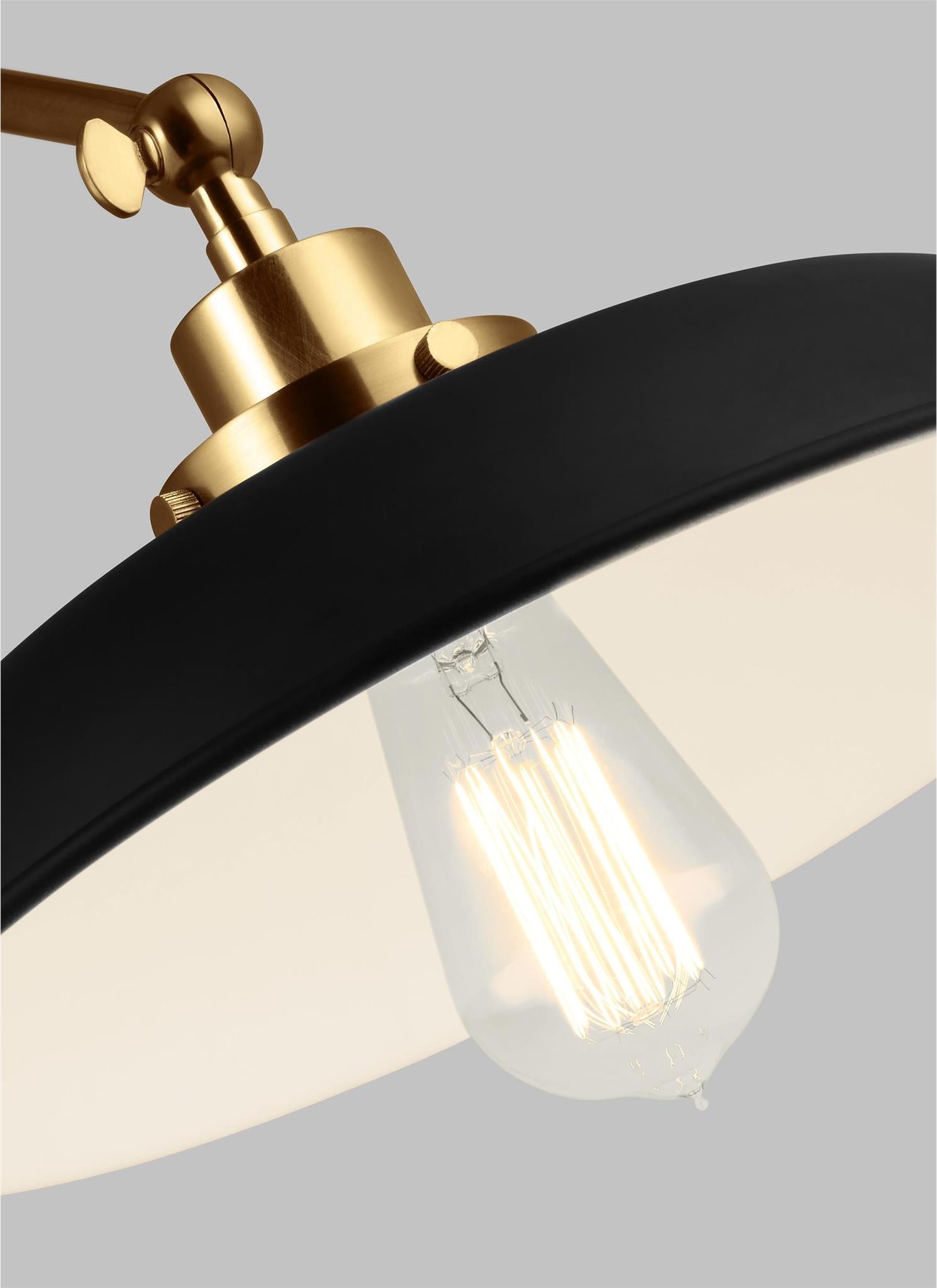VISUAL COMFORT STUDIO, WELLFLEET DOUBLE ARM WIDE TASK SCONCE, WALL SCONCES