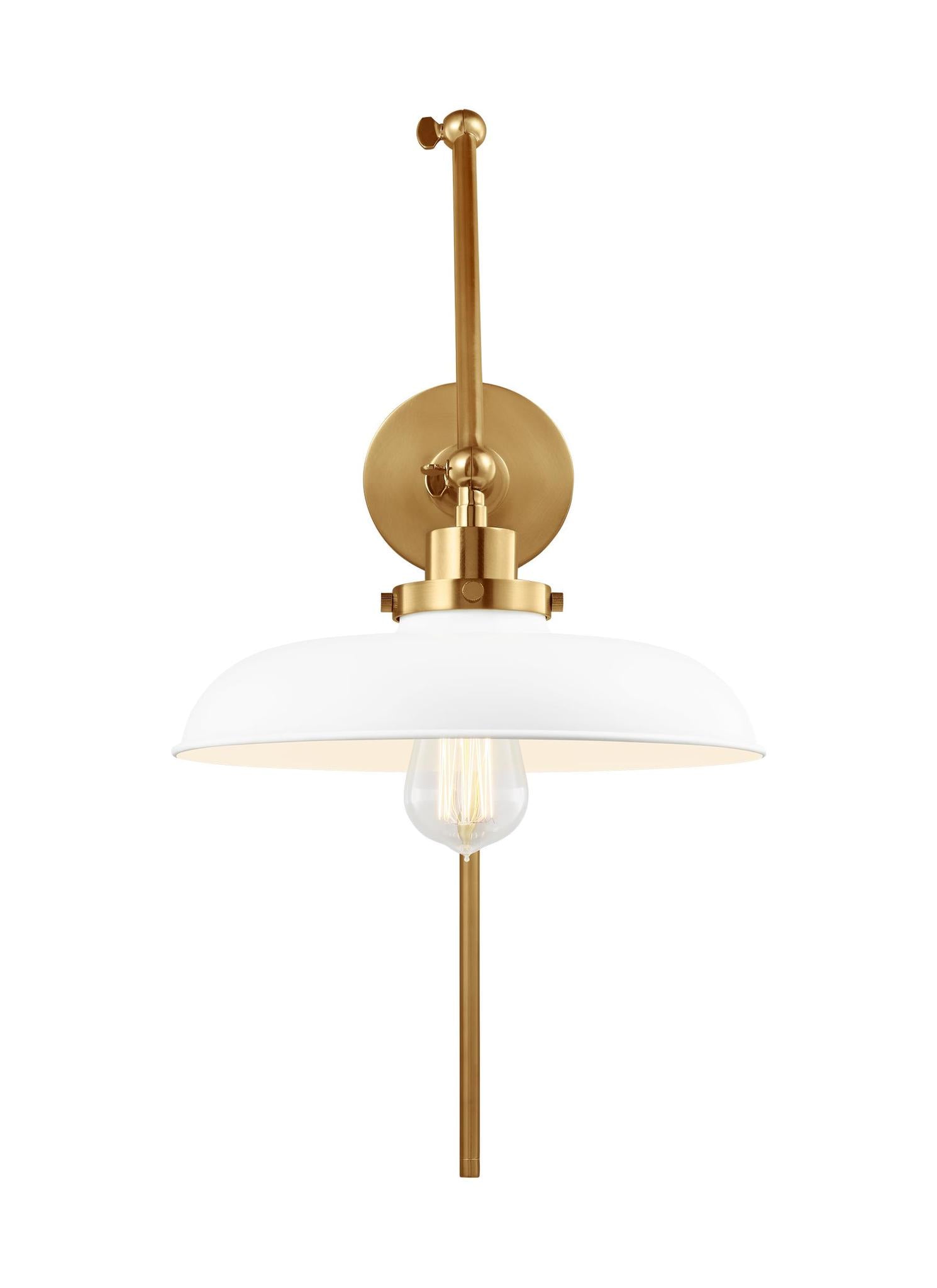 VISUAL COMFORT STUDIO, WELLFLEET DOUBLE ARM WIDE TASK SCONCE, WALL SCONCES