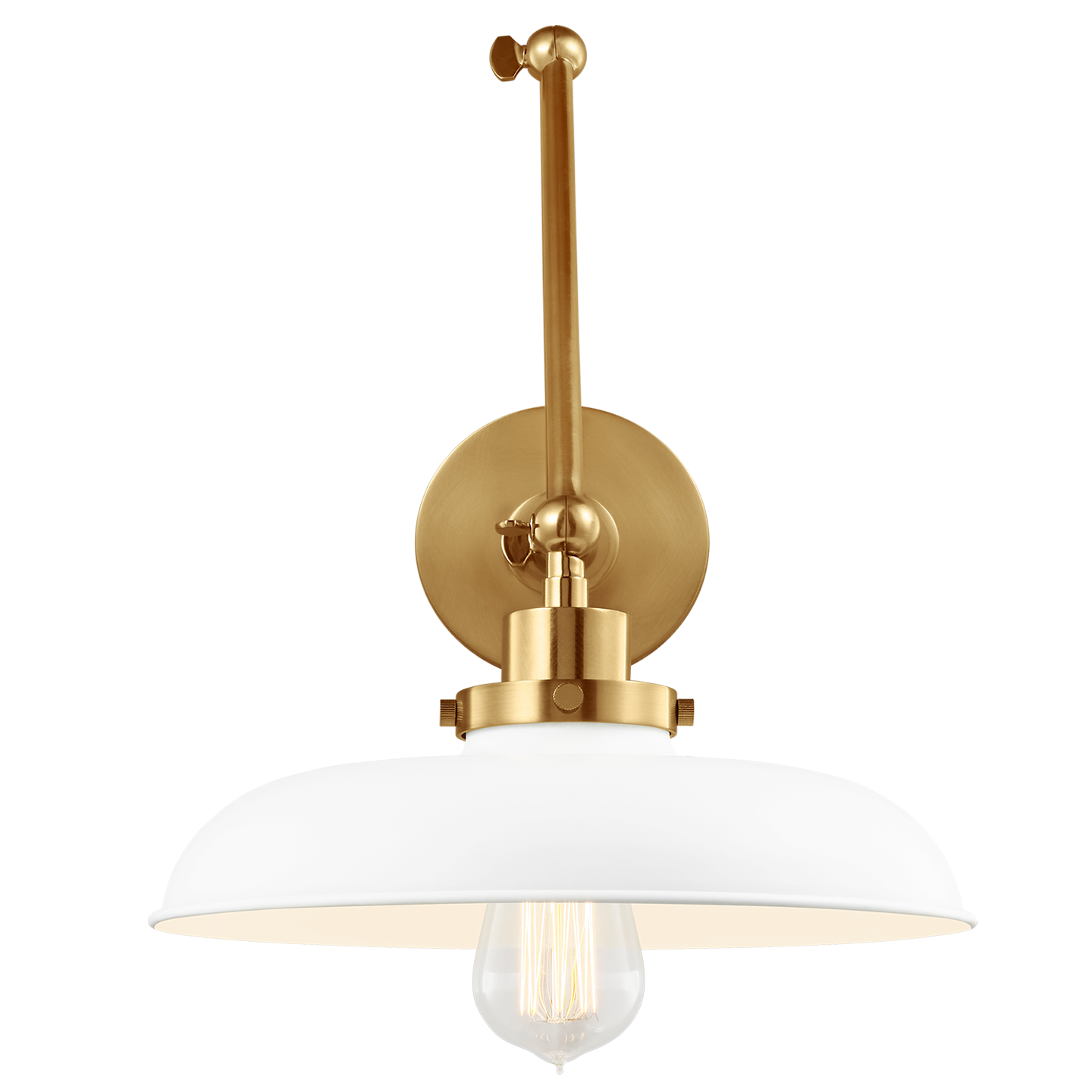 VISUAL COMFORT STUDIO, WELLFLEET DOUBLE ARM WIDE TASK SCONCE, WALL SCONCES