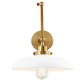 VISUAL COMFORT & CO., WELLFLEET DOUBLE ARM WIDE TASK SCONCE, WALL SCONCES