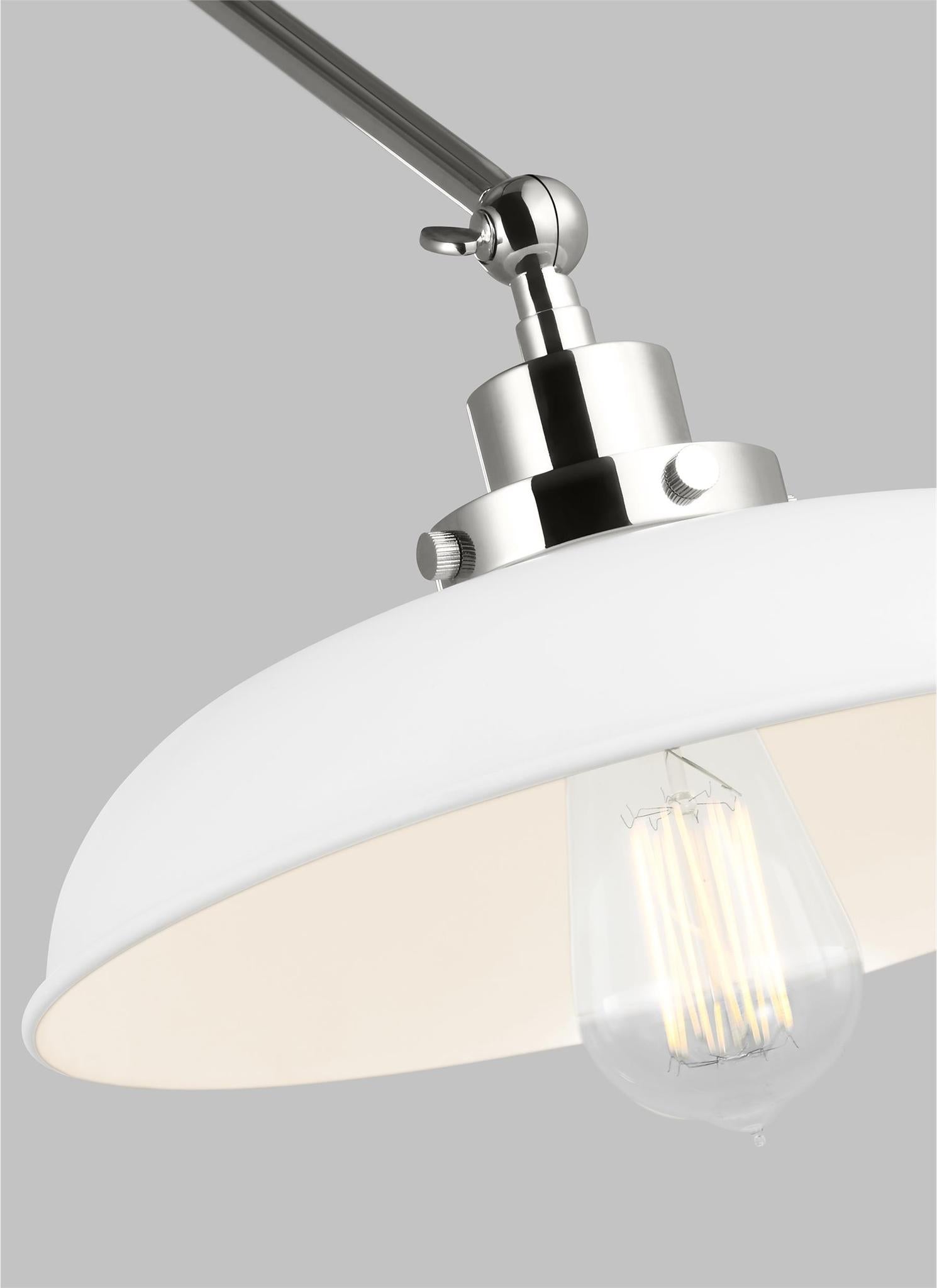 VISUAL COMFORT & CO., WELLFLEET DOUBLE ARM WIDE TASK SCONCE, WALL SCONCES