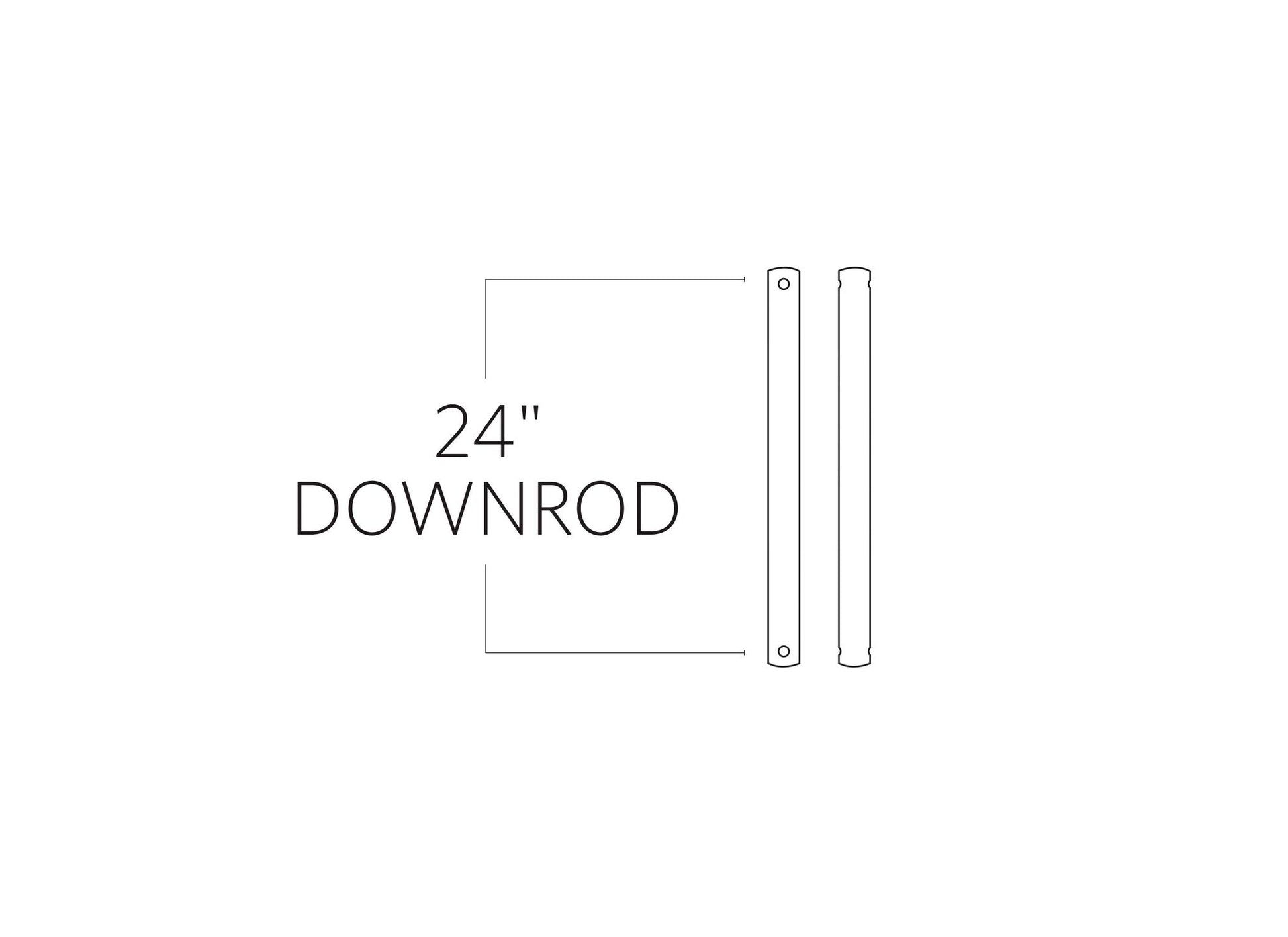 VISUAL COMFORT & CO. DOWNROD | DR24RB - DO NOT SHOW ON WEBSITE