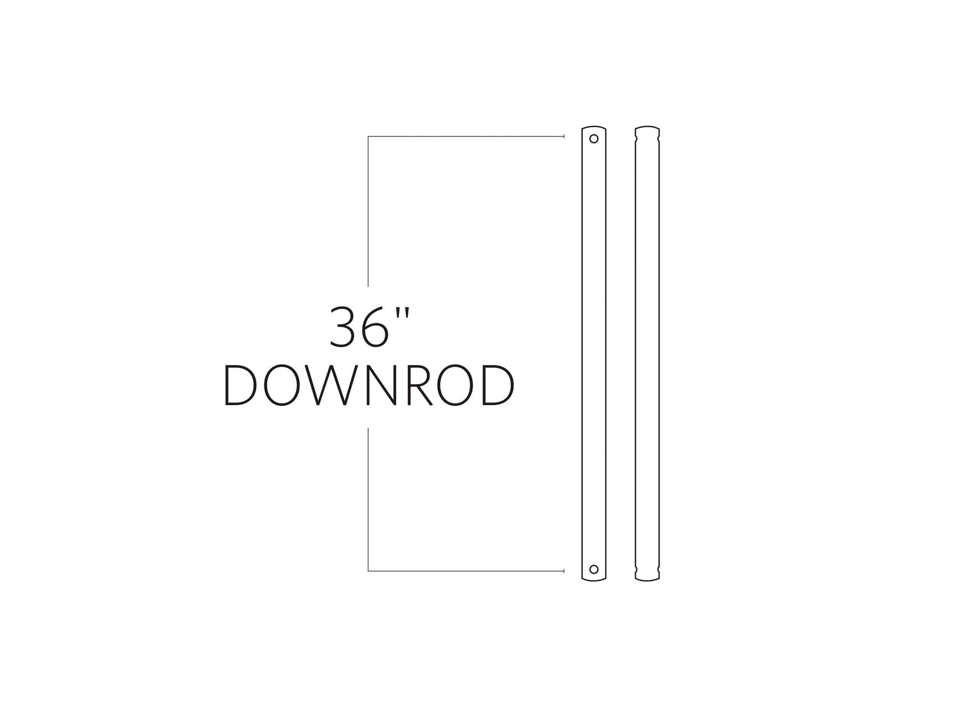 VISUAL COMFORT & CO. DOWNROD | DR36WH - DO NOT SHOW ON WEBSITE
