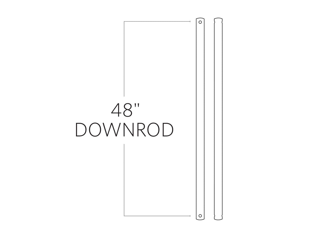 VISUAL COMFORT & CO. DOWNROD | DR48AGP - DO NOT SHOW ON WEBSITE