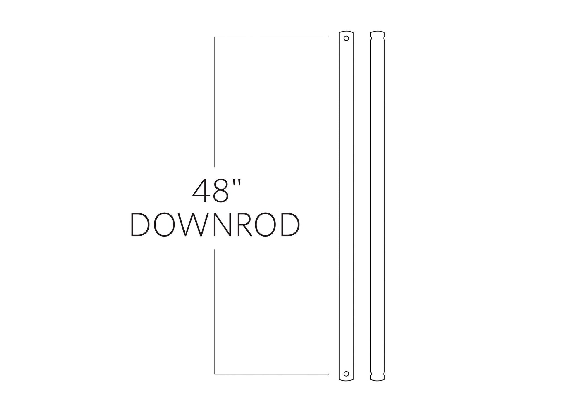 VISUAL COMFORT & CO. DOWNROD | DR48DWZ - DO NOT SHOW ON WEBSITE