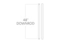 VISUAL COMFORT & CO. DOWNROD | DR48MBK - DO NOT SHOW ON WEBSITE