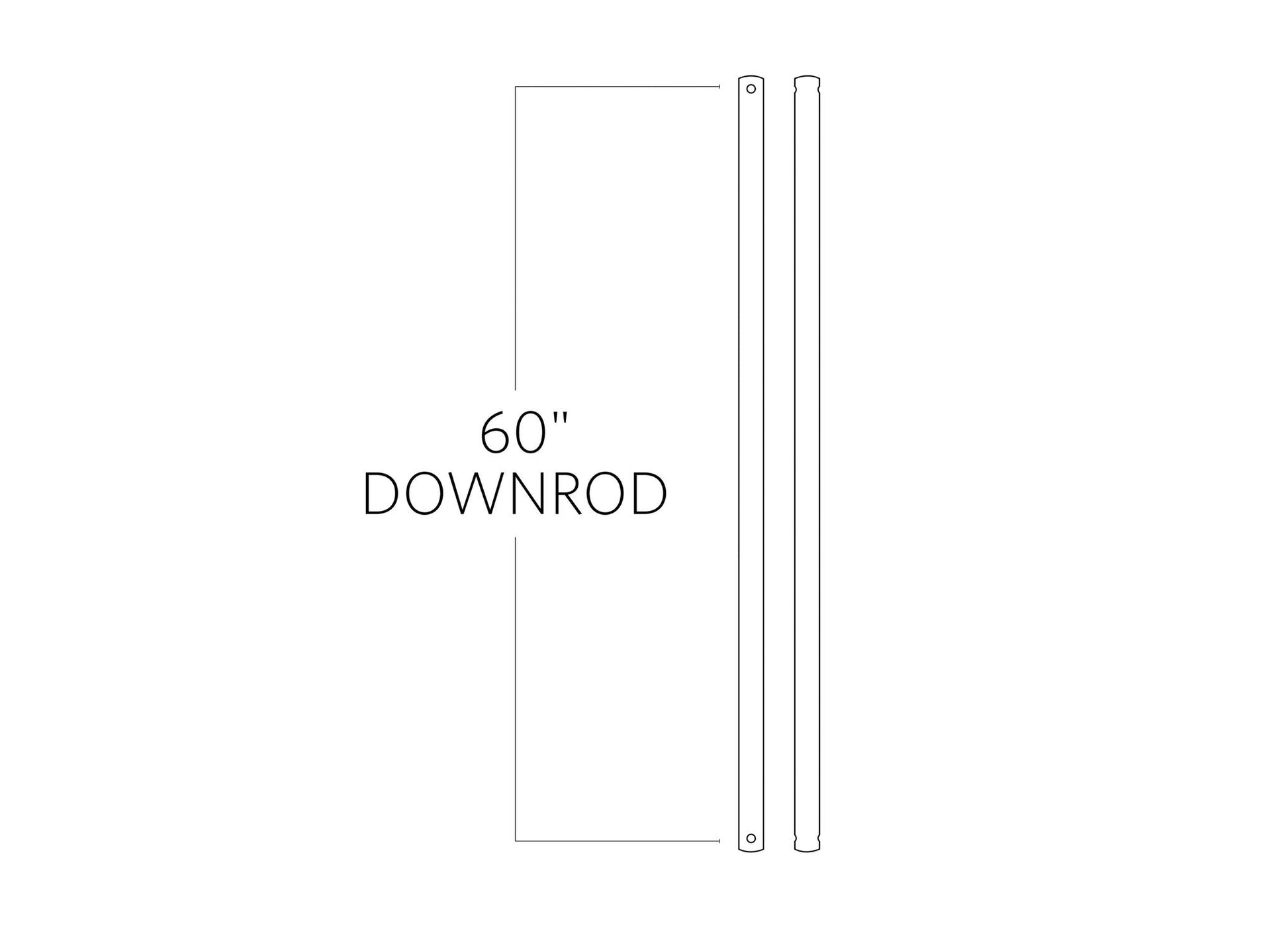 VISUAL COMFORT & CO. DOWNROD | DR60AGP - DO NOT SHOW ON WEBSITE