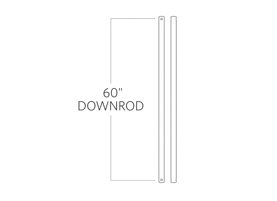VISUAL COMFORT & CO. DOWNROD | DR60BK - DO NOT SHOW ON WEBSITE