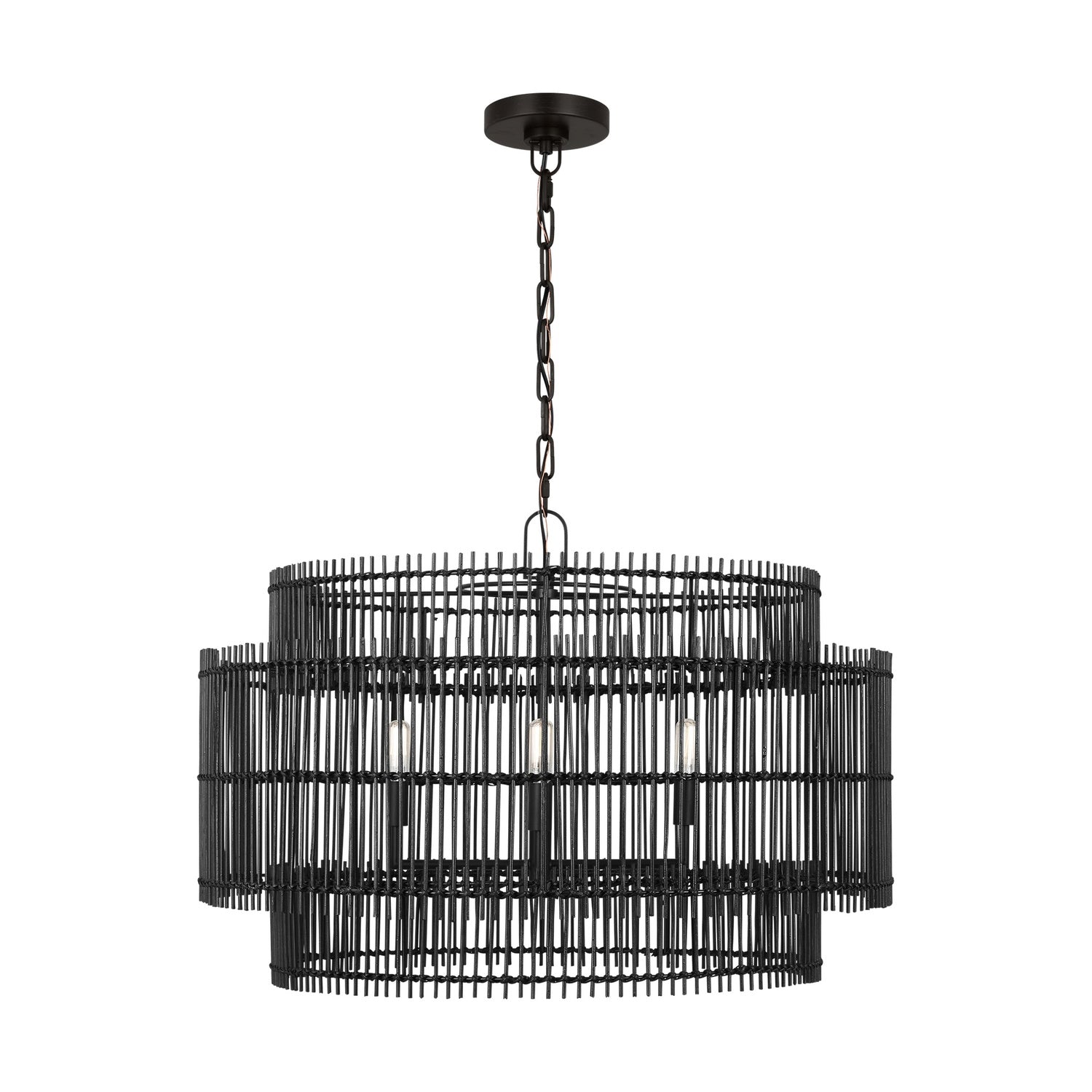 VISUAL COMFORT & CO., ELIO HANGING SHADE, CHANDELIER LIGHT
