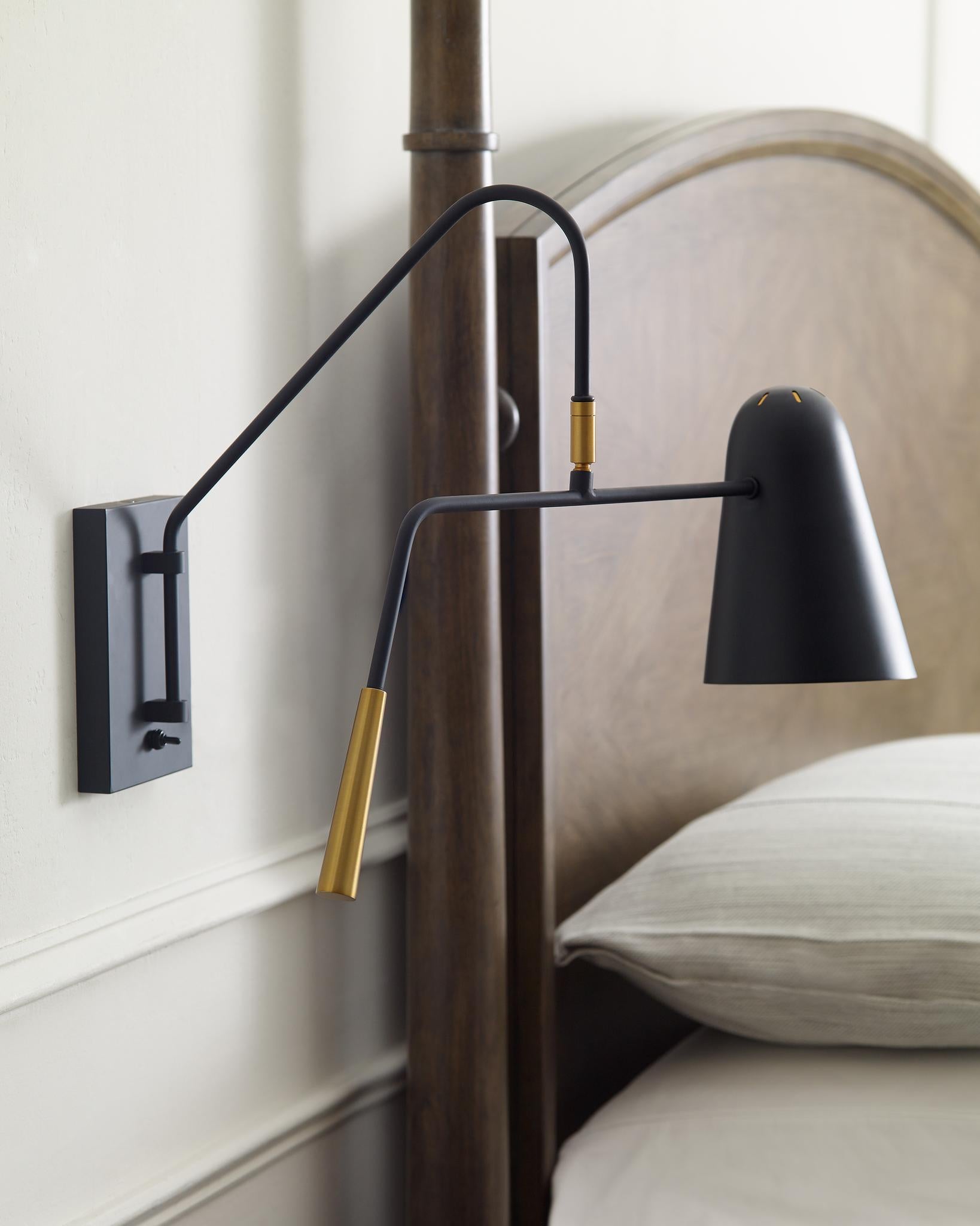VISUAL COMFORT & CO., SIMON TASK SCONCE, WALL SCONCES
