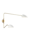 VISUAL COMFORT & CO., JANE DOUBLE TASK SCONCE, WALL SCONCES