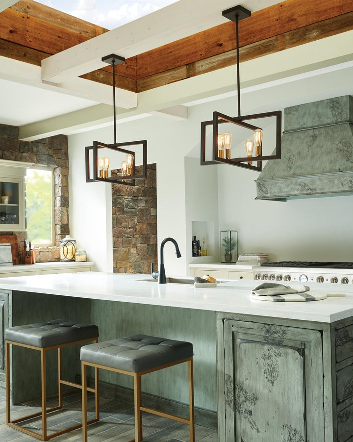 VISUAL COMFORT STUDIO, FINNEGAN LANTERN, CHANDELIER LIGHT