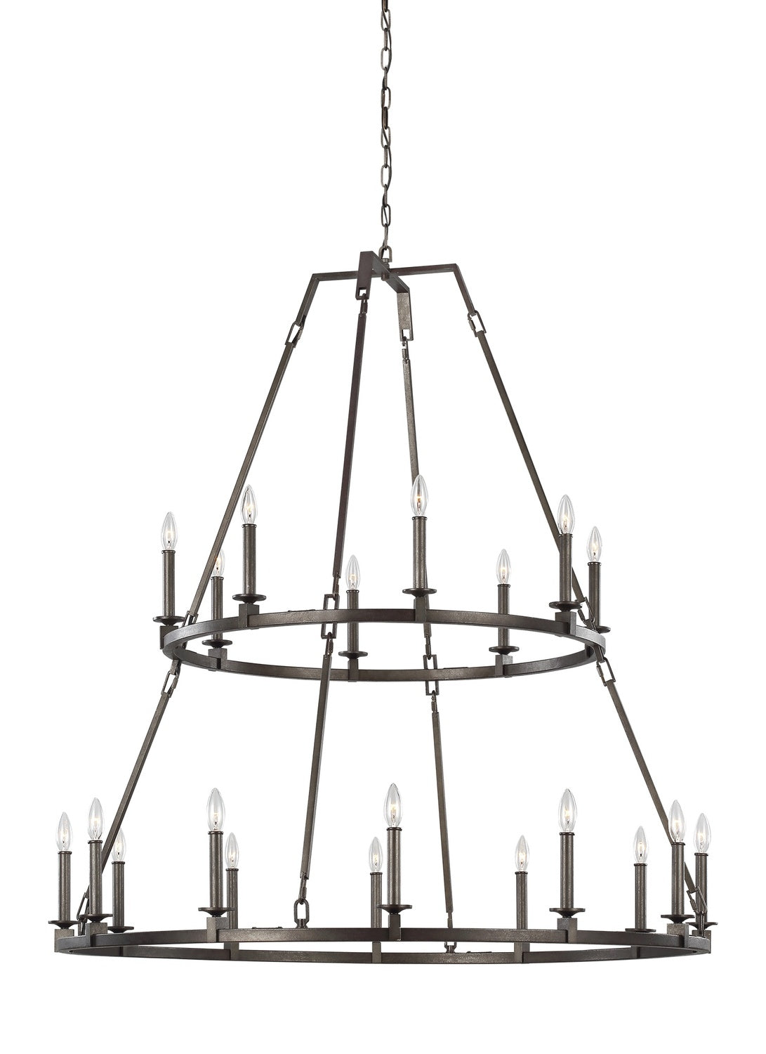 VISUAL COMFORT & CO., LANDEN TWO-TIER CHANDELIER, CHANDELIER LIGHT