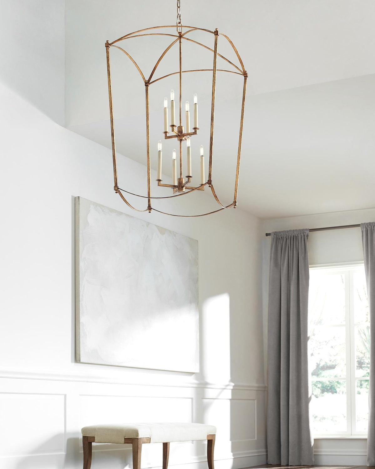 VISUAL COMFORT STUDIO, THAYER LANTERN, CHANDELIER LIGHT
