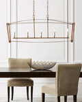 VISUAL COMFORT & CO., THAYER LINEAR CHANDELIER, CHANDELIER LIGHT