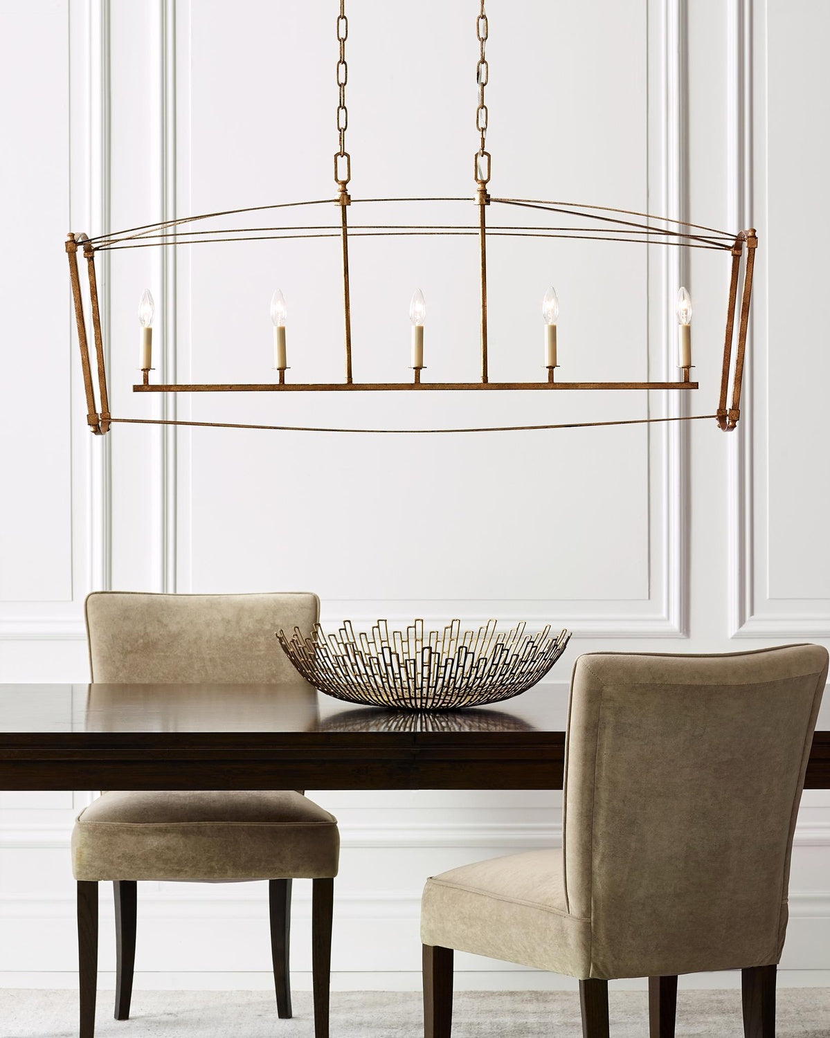 VISUAL COMFORT & CO., THAYER LINEAR CHANDELIER, CHANDELIER LIGHT