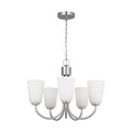 GENERATION LIGHTING, MILES FIVE LIGHT CHANDELIER, CHANDELIER LIGHT