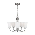 GENERATION LIGHTING, MILES FIVE LIGHT CHANDELIER, CHANDELIER LIGHT