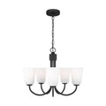 GENERATION LIGHTING, MILES FIVE LIGHT CHANDELIER, CHANDELIER LIGHT