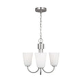 GENERATION LIGHTING, MILES THREE LIGHT CHANDELIER, CHANDELIER LIGHT
