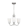 GENERATION LIGHTING, MILES THREE LIGHT CHANDELIER, CHANDELIER LIGHT