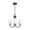 GENERATION LIGHTING, MILES THREE LIGHT CHANDELIER, CHANDELIER LIGHT