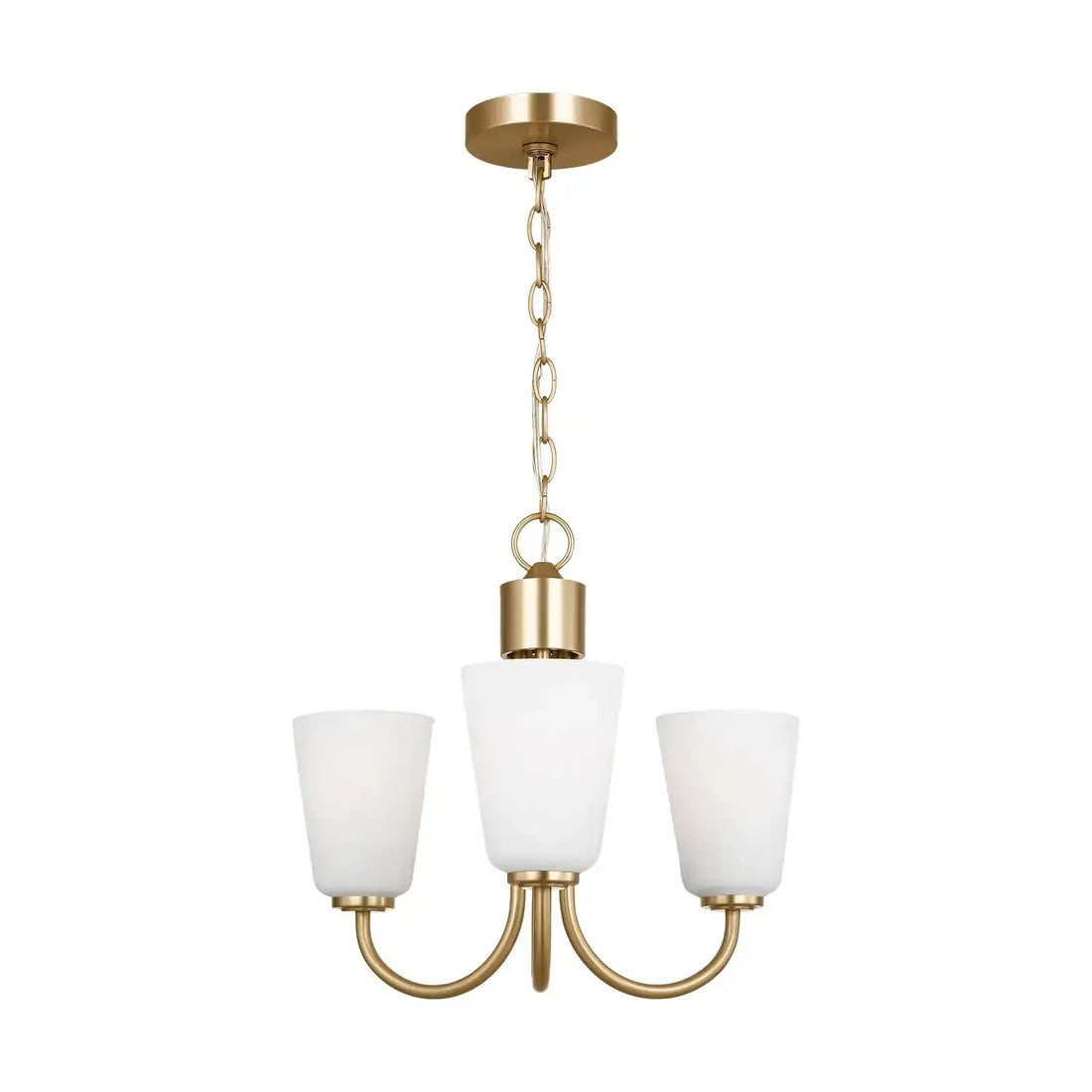 GENERATION LIGHTING, MILES THREE LIGHT CHANDELIER, CHANDELIER LIGHT