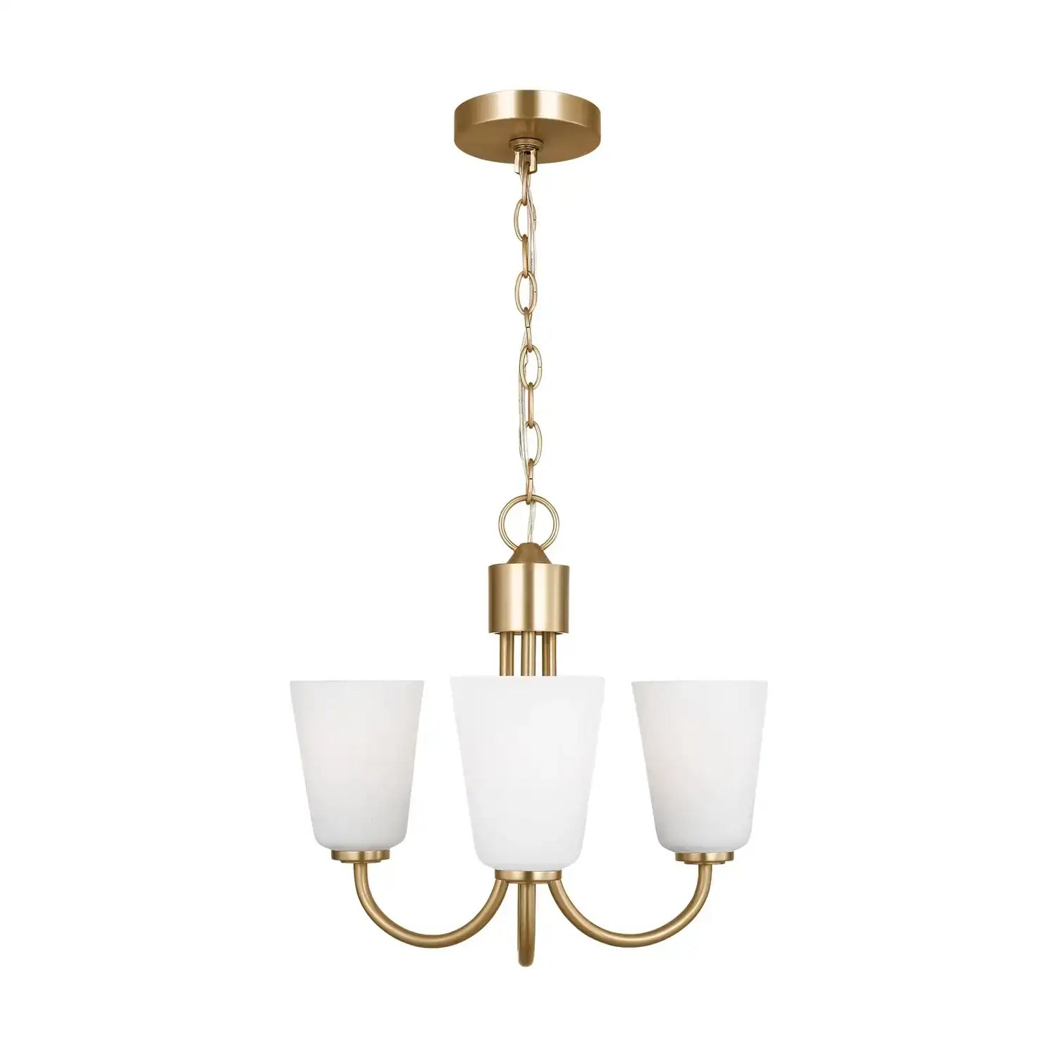GENERATION LIGHTING, MILES THREE LIGHT CHANDELIER, CHANDELIER LIGHT