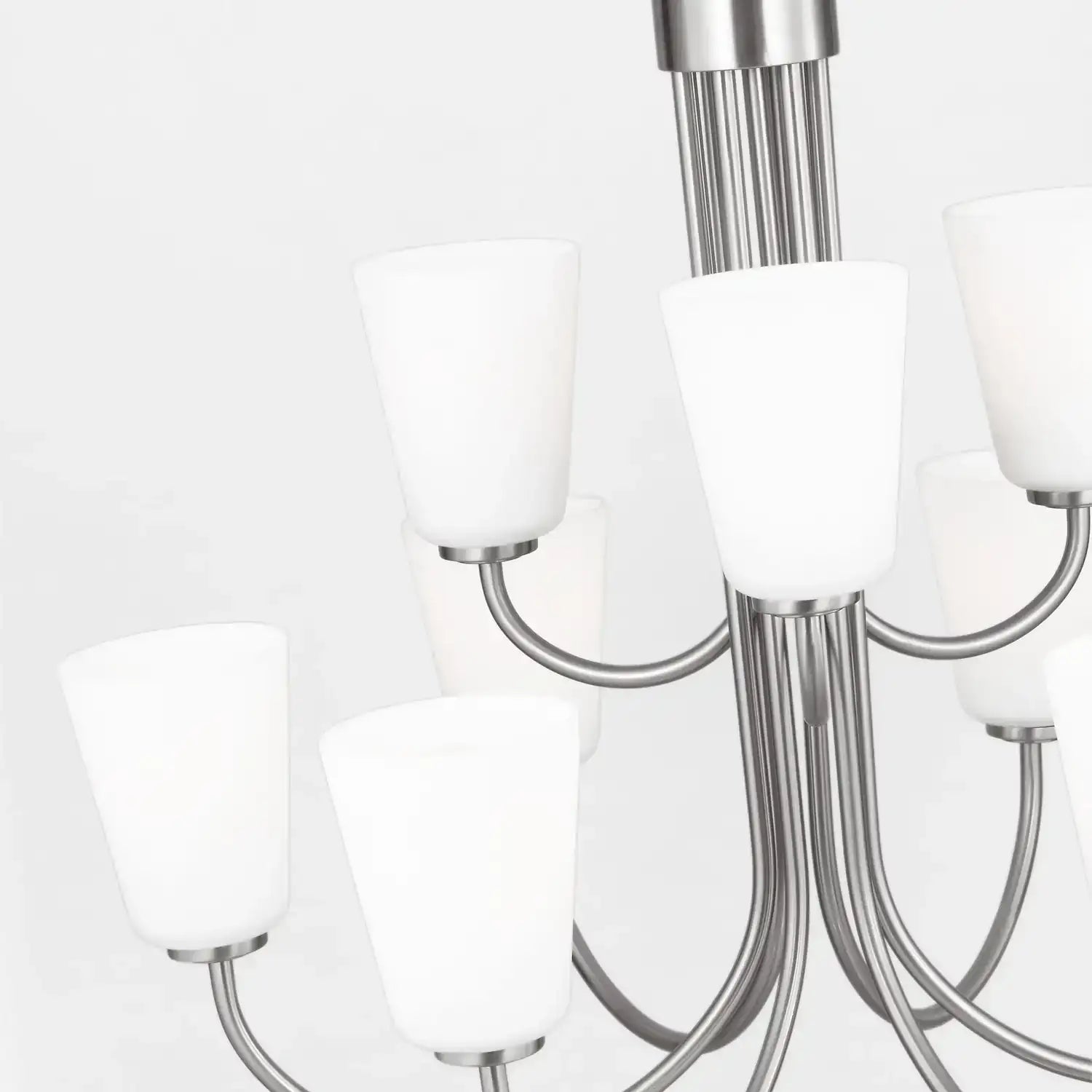 GENERATION LIGHTING, MILES NINE LIGHT CHANDELIER, CHANDELIER LIGHT