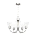 GENERATION LIGHTING, MILES FIVE LIGHT CHANDELIER, CHANDELIER LIGHT