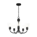 GENERATION LIGHTING, MILES FIVE LIGHT CHANDELIER, CHANDELIER LIGHT