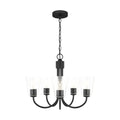 GENERATION LIGHTING, MILES FIVE LIGHT CHANDELIER, CHANDELIER LIGHT