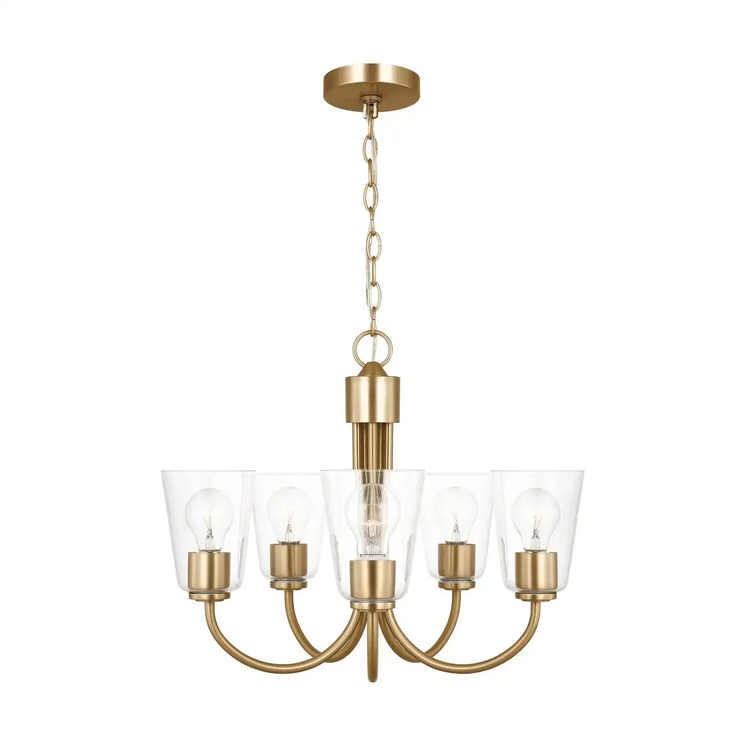GENERATION LIGHTING, MILES FIVE LIGHT CHANDELIER, CHANDELIER LIGHT